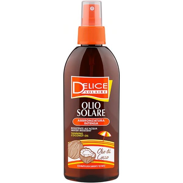 Encontraproduto.com.br - Delice Solaire Olio Solare di Coco Spray - Óleo Brozeador 150ml
