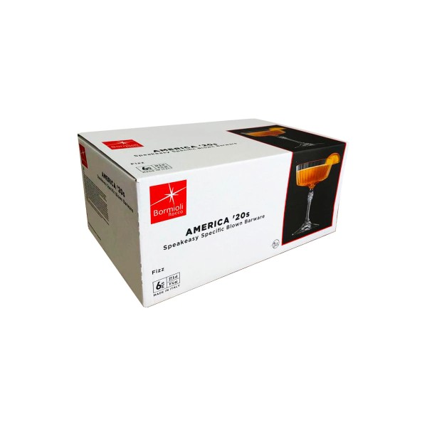 Encontraproduto.com.br - Taça De Vidro Bormioli Rocco Para Coquetel 275 ml America 20s 6 Peças