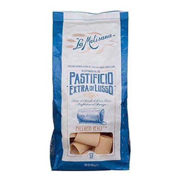 Encontraproduto.com.br - Macarrão Paccheri Rigali Extra Di Lusso La Molisana 500g