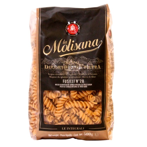 Encontraproduto.com.br - Massa Italiana Grano Duro La Molisana Fusilli Integral 500g