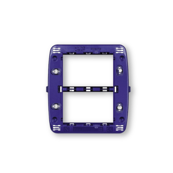 Suporte Living Light 4x4 3+3 Postos Azul - Bticino - Sln4726 - Pial