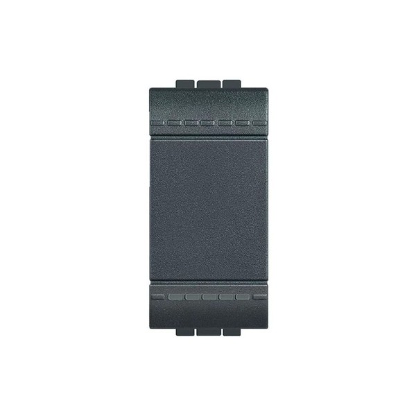 Encontraproduto.com.br - Módulo Interruptor 1 Simples 16A 250V Anthracite Living Light Bticino