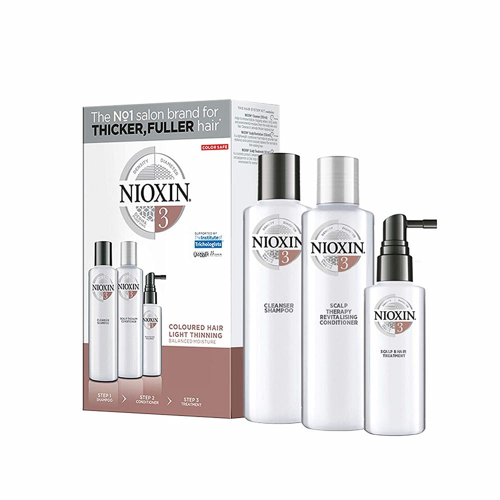 Nioxin System 3 Shampoo Condicionador 150ml E Scalp 50ml