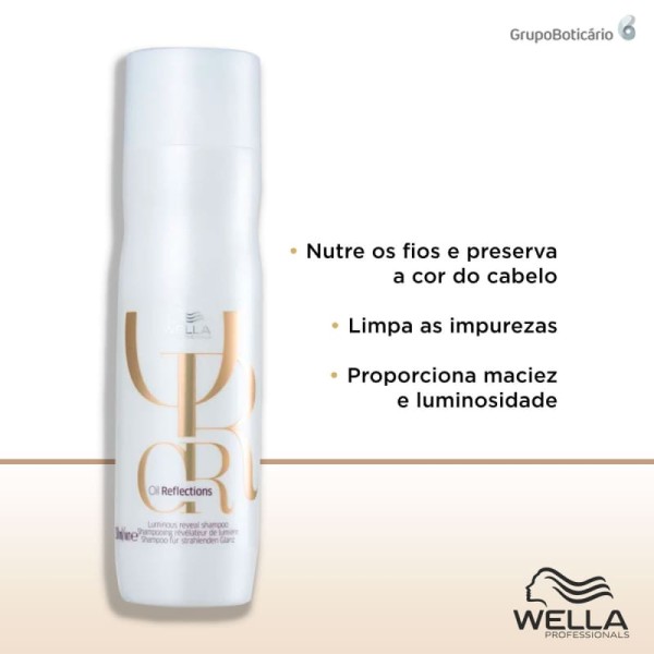 Encontraproduto.com.br - Wella Professionals Oil Reflections Luminous Reveal - Shampoo 250ml