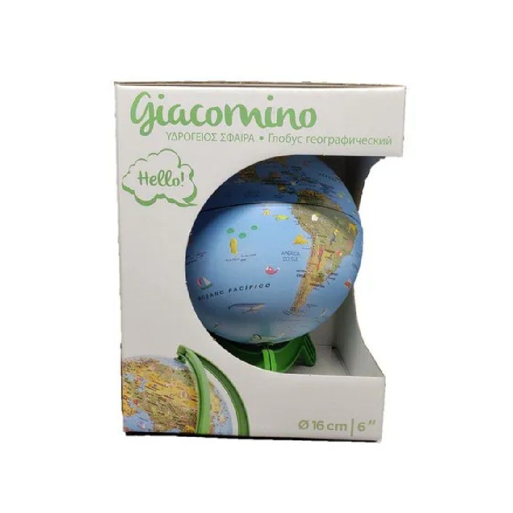 Mini Globo Terrestre Giacomino Arca 16 Cm - Tecnodidattica - 0316GIACPB00V0DB