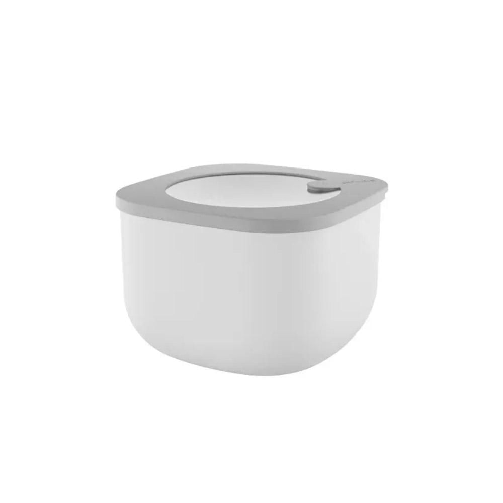 Pote hermético com tampa em plástico Guzzini Store&More 1,5 litro cinza