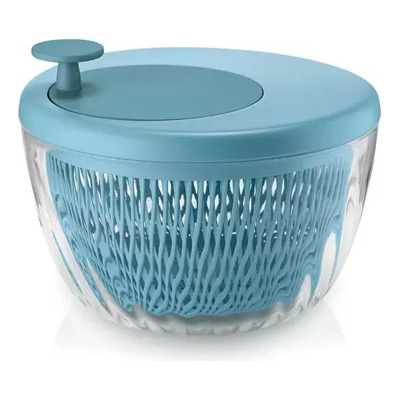 Encontraproduto.com.br - Centrífuga Para Salada Azul Fosco - Spin&store - 26cm - Guzzini