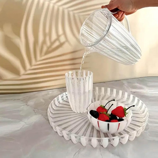 Encontraproduto.com.br - Bandeja Redonda Acrilico Dolcevita 35X31X31cm Guzzini