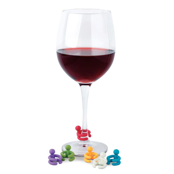 Jogo com 6 Marcadores de Taças Vino - 13501839 - Ghidini