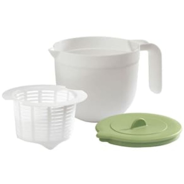 Preparador de Queijos Ghidini Vera em Plástico - Branco/Verde