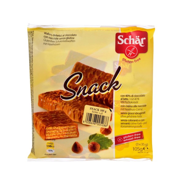 Encontraproduto.com.br - Wafer Snack Sem Glúten Schar 105 G