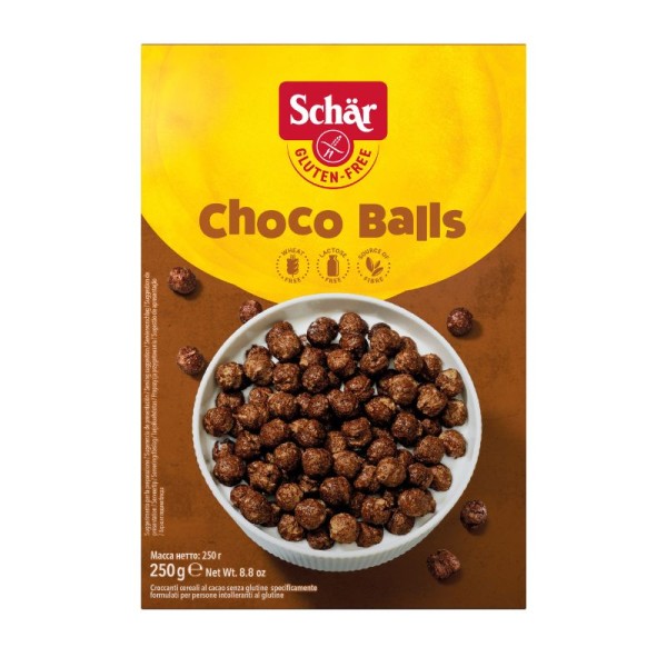 Encontraproduto.com.br - Cereal Choco Balls Sem Glúten E Sem Lactose Schar 250 G