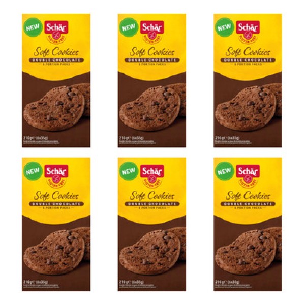 Cookie Double Chocolate sem Glúten Schar 210g