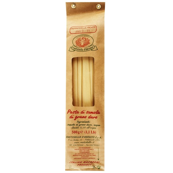 Encontraproduto.com.br - Pappardelle Pasta di Semola Rustichella Dabruzzo Pacote 200g