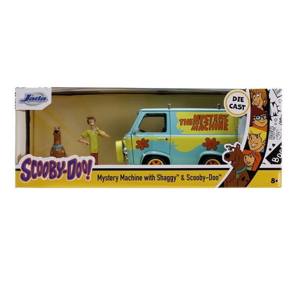 Encontraproduto.com.br - Miniatura Van Scooby Doo Com Figura 1/24 Jada 31720