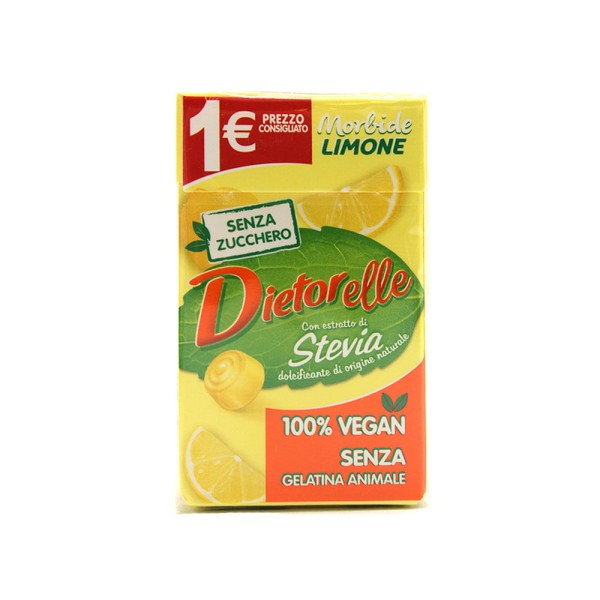 Bala de Goma Vegana Sabor Limão Sem Açúcar Dietorelle 27g