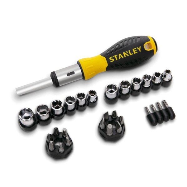 Jogo De Chave Catraca Multi Bits/Soquetes com 29 pcs - STHT54925-840 - Stanley