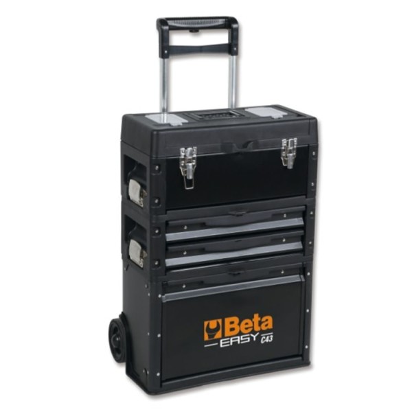 Carrinho De Ferramentas Tipo Trolley C/ 3 Módulos - C43 Beta