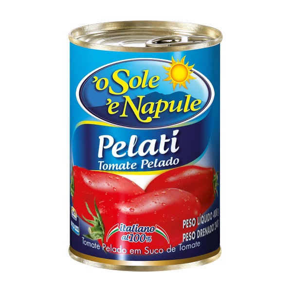 Tomate Pelado SOL E NAPULE Inteiro Lata 400g