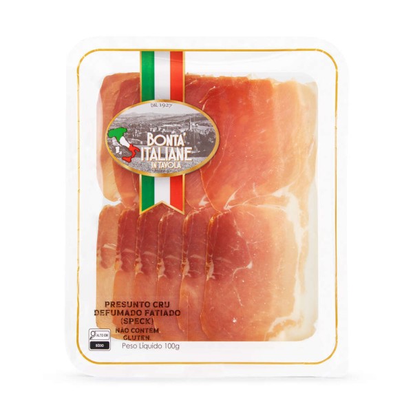 Presunto Cru em Fatias Speck Bonta Italiane 100g