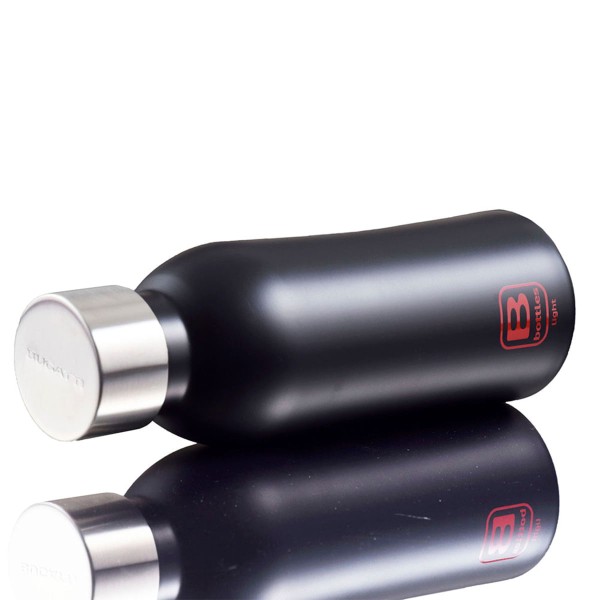 Encontraproduto.com.br - Garrafa Térmica Squeeze 530ml Academia Preta Light Bugatti