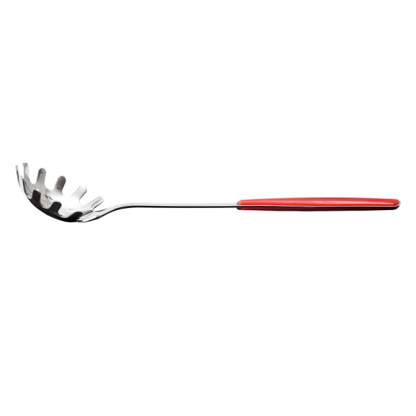 Encontraproduto.com.br - Colher Concha para Macarrão Massa Vermelho Glamour Bugatti