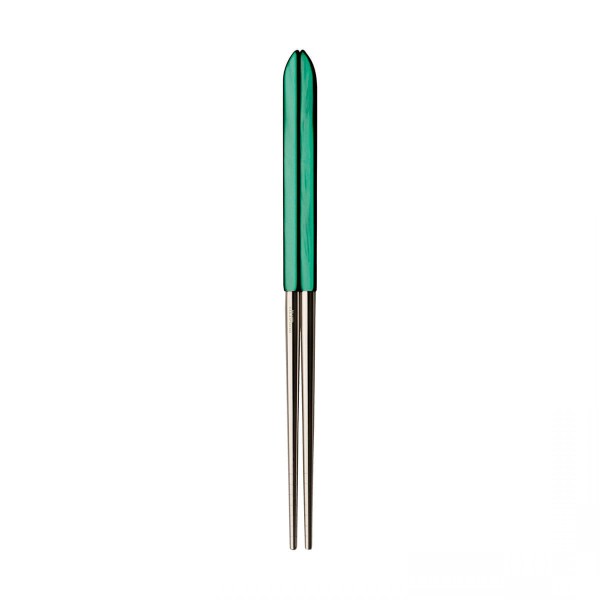 Encontraproduto.com.br - Hashi Reutilizável Comida Japonesa Verde Aladdin Bugatti
