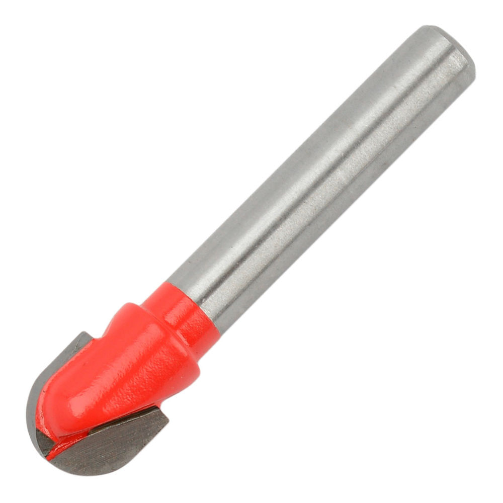 Fresa Meia Cana Ø 09,5 x 10 mm Haste 06 mm 18-10606