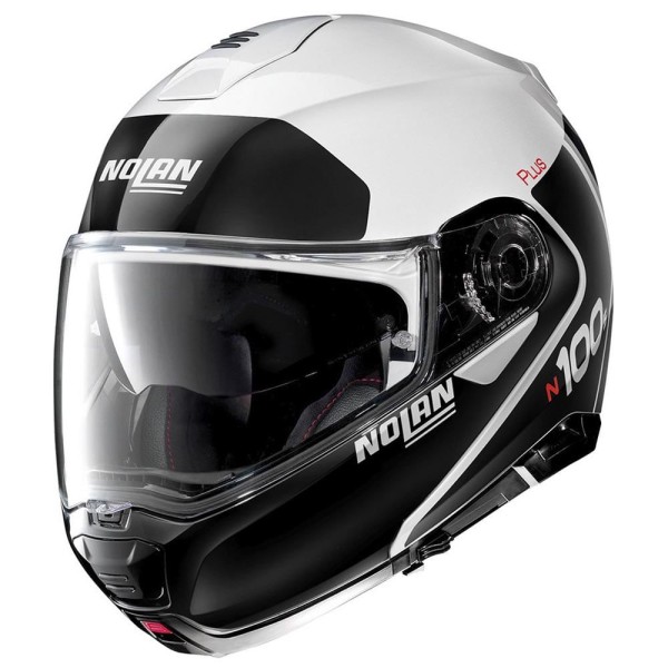 Encontraproduto.com.br - Capacete Nolan N100-5 Plus Distinctive White Black