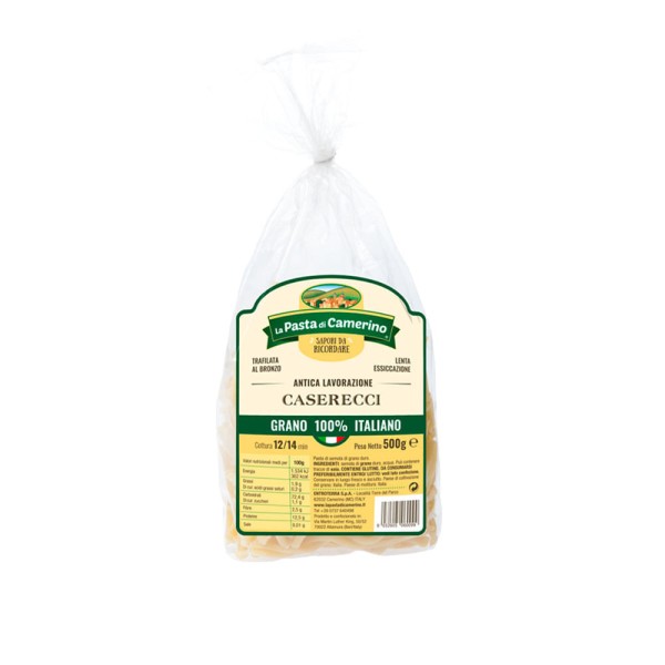 Macarrão de Sêmola Caserecci La Pasta di Camerino 500g