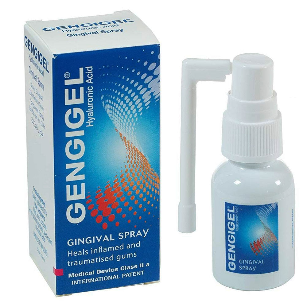 Gengigel Spray Antisséptico Bucal com Ácido Hialurônico 20ml