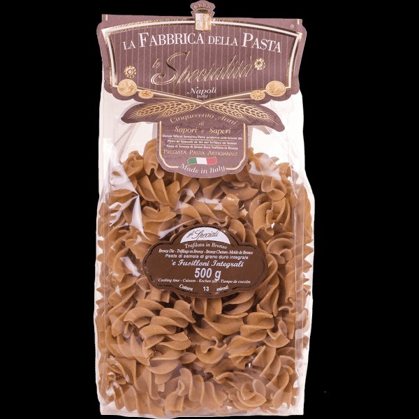 Macarrão Italiano Fusilloni Integral Nº734  La Fabbrica Della Pasta Di Gragnano 500g