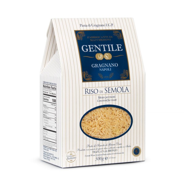 Massa Italiana Gentile Riso Di Sêmola 500g