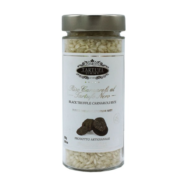 Encontraproduto.com.br - Arroz Carnaroli com Trufa Negra Tartufi Jimmy Frasco 250g
