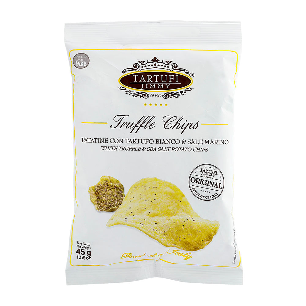 Encontraproduto.com.br - Chips Italiano Tartufi Jimmy Com Trufa Negra E Sal Marinho 45g