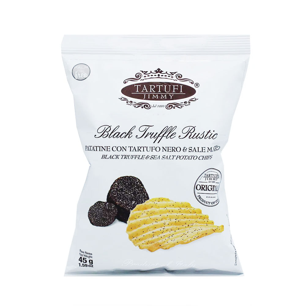 Encontraproduto.com.br - Chips Italiano Tartufi Jimmy Com Trufa Negra E Sal Marinho 45g