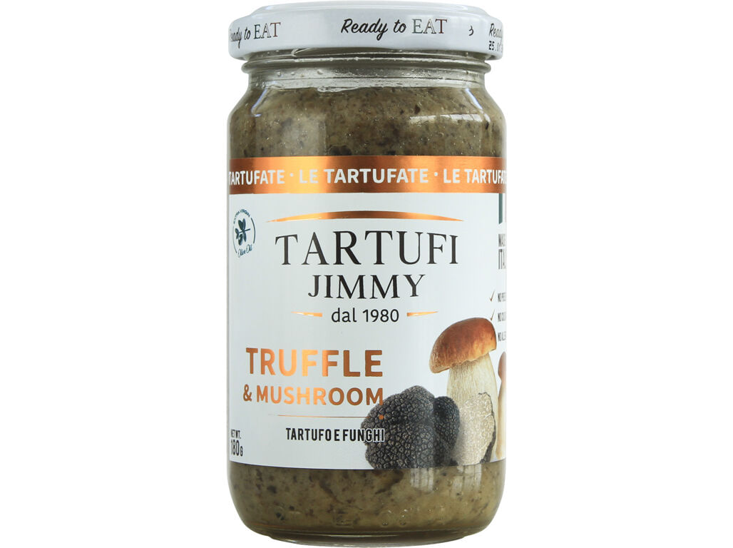 Encontraproduto.com.br - Molho Trufas Negras e Cogumelo Tartufi Jimmy 180g