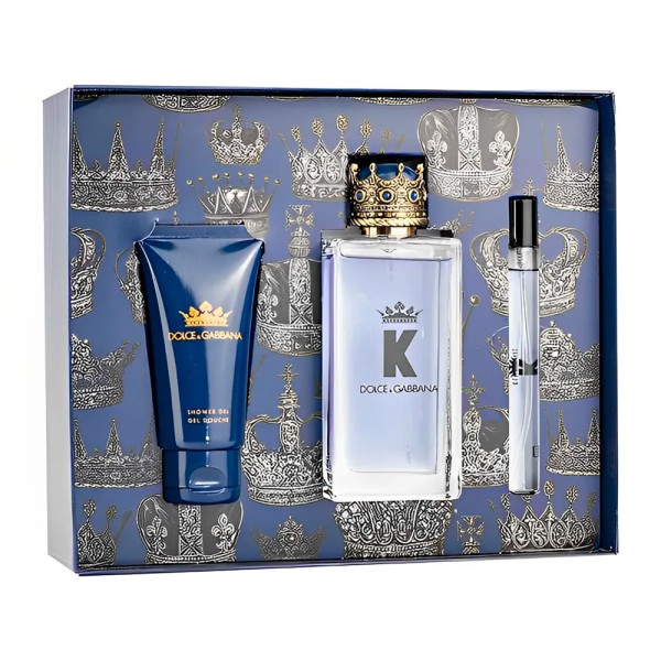 Encontraproduto.com.br - Dolce Gabbana k Kit Eau de Toillete 100ml + After Shave 850 + Travel Size 10ml - No Sleeve