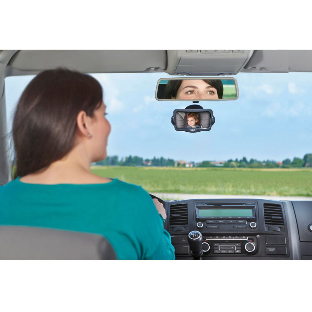 Encontraproduto.com.br - Espelho Retrovisor Para Carro Ajustável E Universal - Chicco