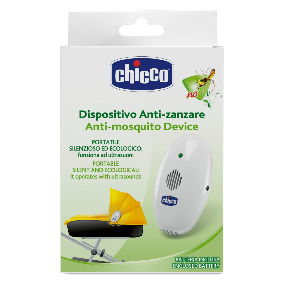 Encontraproduto.com.br - Repelente Eletronico Ultrassonico Chicco Com 1 Portatil