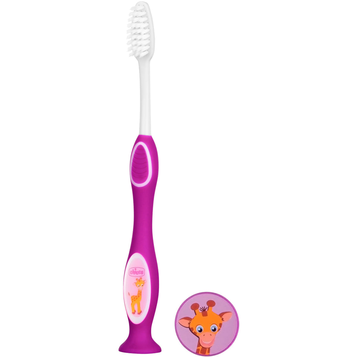 Escova de Dentes Girafinha Lilás (3+) - Chicco