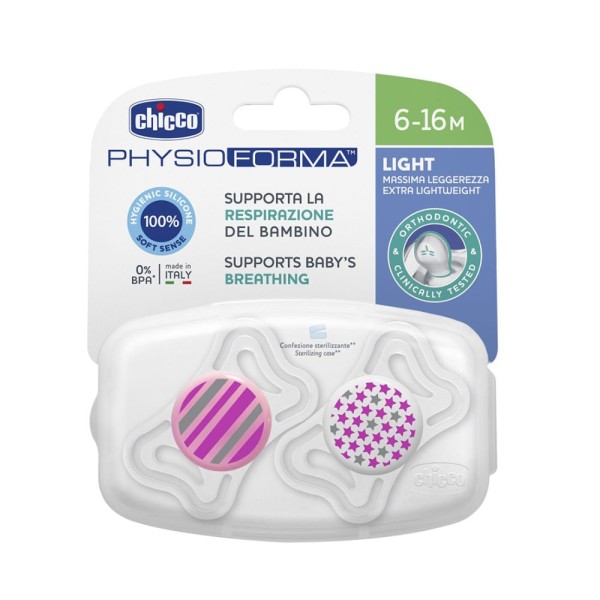 Encontraproduto.com.br - Chupeta Physio light 6-16m azul Chicco Período de idade 6-12 meses