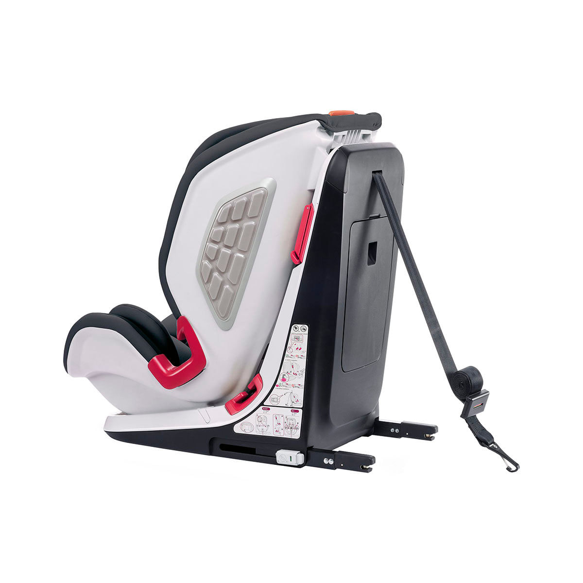 Encontraproduto.com.br - Cadeirinha para carro c/ sistema ISOFIX YOUniverse Fix Jet Black (12m+) 9 a 36kg - Chicco