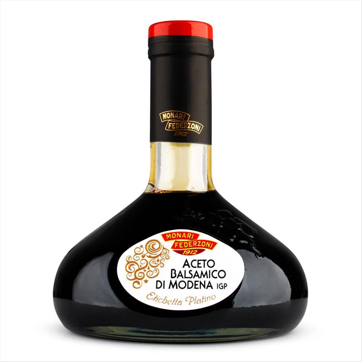 Aceto Balsâmico di Modena Italiano Monari Federzoni Etichetta Platino IGP 250mL