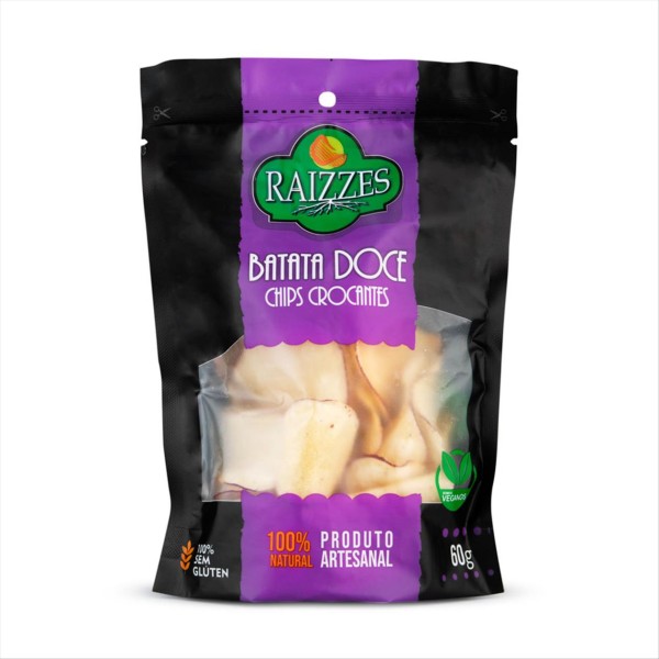 Chips de Batata Doce Raizzes 60g