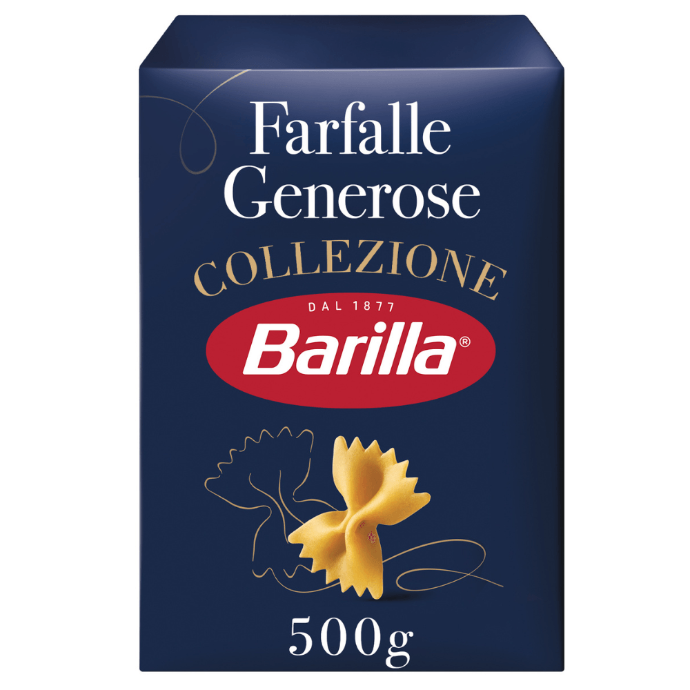 Macarrão Barilla Farfalle Caixeta com 500g