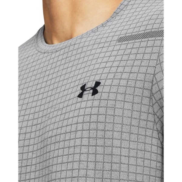 Encontraproduto.com.br - Camiseta Under Armour Seamless Grid Masculina - Cinza
