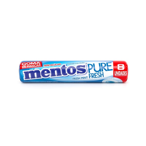 Encontraproduto.com.br - Chiclete Mentos Pure Fresh Mintstick 16g 8 unidades