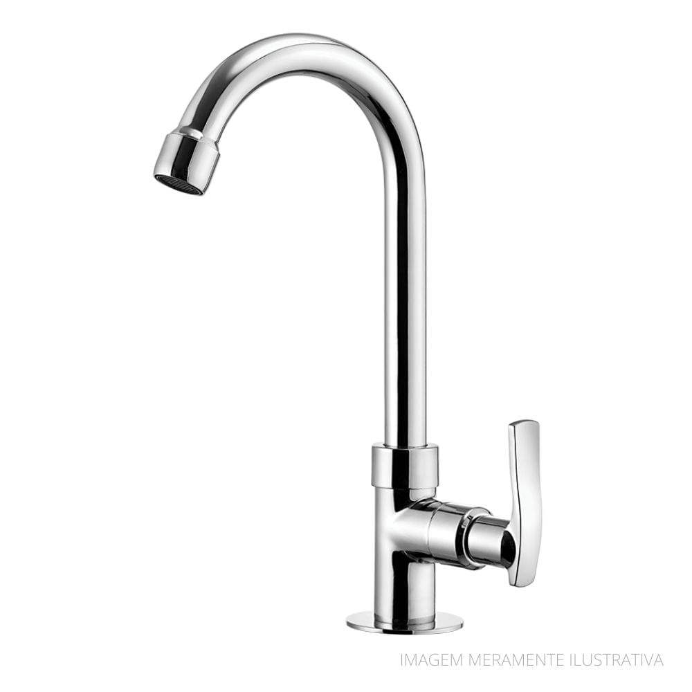 Encontraproduto.com.br - Torneira Para Banheiro Mesa 1195 C29 Cromada Lorenzetti