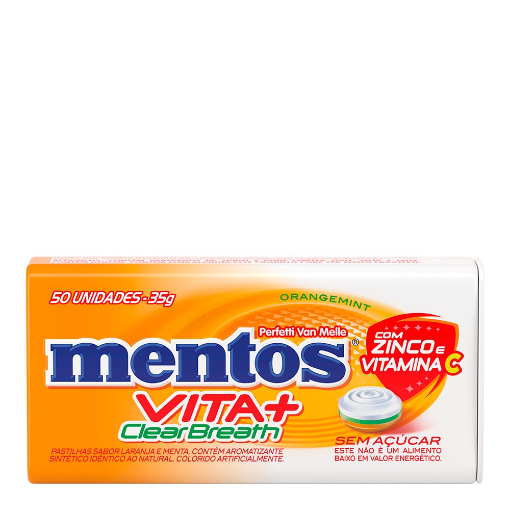 PASTILHA MENTOS CLEAR BREATH VITA+ 35G